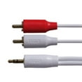 thumbnail image 2 of MP3 Stereo Adapter Cable, Y to RCA Plug, 3.5mm, 3-Ft. - JAH745V, 2 of 2