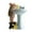 B, variant on kjfeif Pig Statue Mini Pig Figurine, Resin Home Decor, Lucky Animal Garden Statue for Micro Landscape (Pig Squatting on The toilet)