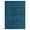 Blue, variant on Hasoo Washable 4' x 6' Area Rug for Dining Room Modern Chic Solid Color Carpet, Blue