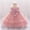 hwj# Pink710, variant on Huowey Girls Formal Dress 3D Floral Applique Sleeveless Satin Pageant Party Tutu Dresses Birthday Party Wedding Gowns,Yellow,6-9 Months