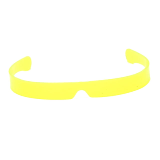Gafas de sol sin montura en forma de V Mujeres Hombres Gafas Playa Deportes Amarillo Yuyangstore Gafas de sol sin montura