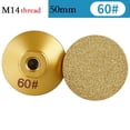 thumbnail image 1 of M14 thread 50mm Brazing Diamond Edge Profile Polishing Grinding Wheel for Marble, 1 of 5