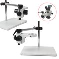 thumbnail image 3 of Double-Arm Stereo Microscope Boom Stand Heavy Duty with Focusing Holder Rack 76mm, 3 of 12