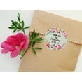 thumbnail image 2 of Darling Souvenir MADE WITH LOVE Mint Green Floral Theme - 2" CustomStickersPremium 80 Self-AdhesiveRoundLabels, Personalized Wedding Party FavorStickers/RoundEnvelope Seal, 2 of 7