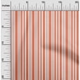 thumbnail image 1 of oneOone Velvet Orange Fabric Stripes Sewing Craft Projects Fabric Prints By Yard 58 Inch Wide, 1 of 5