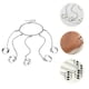 thumbnail image 5 of Cadena de moda anillo de dedo anillo de moda joyería para mujeres decoración de dedos (plata), 5 of 5