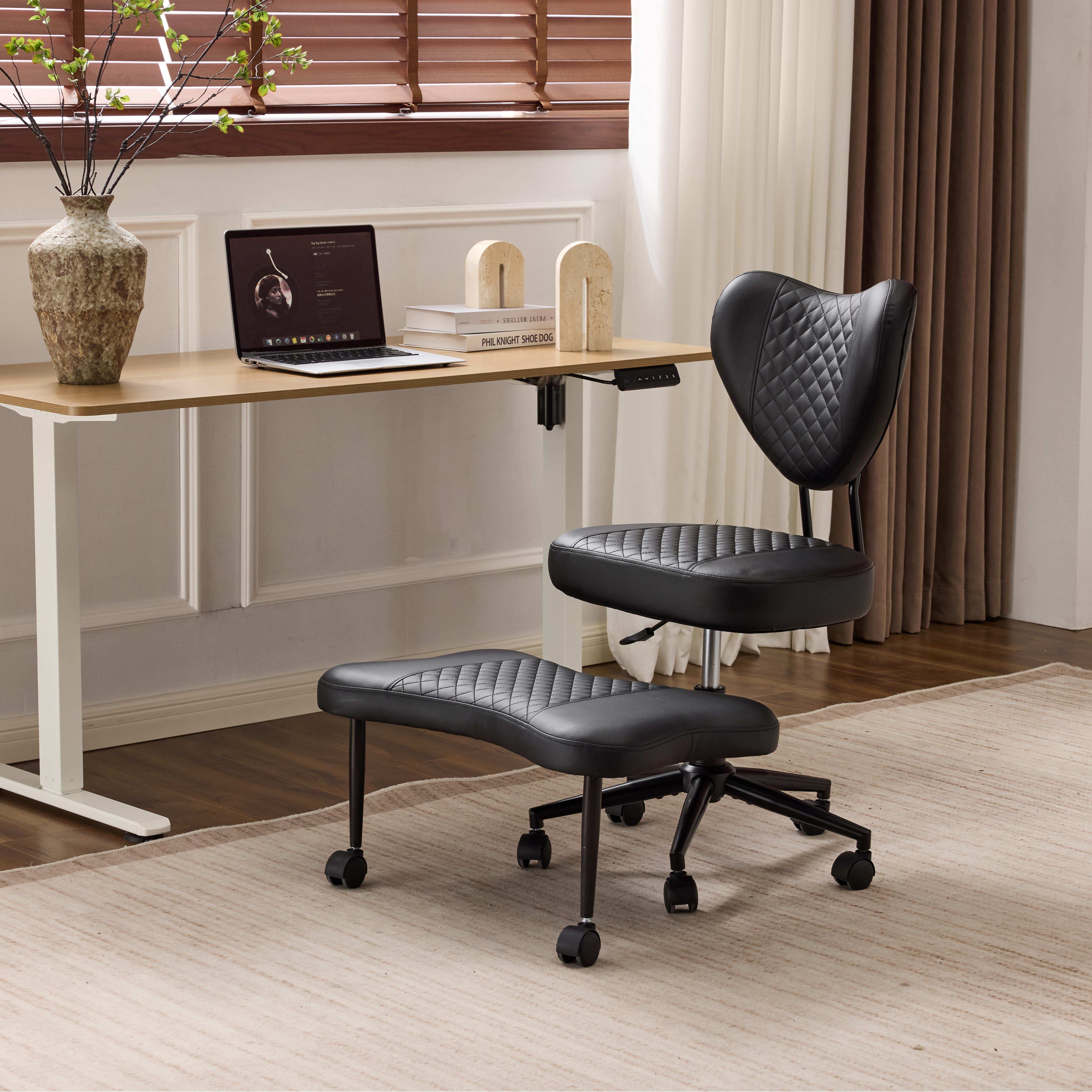 Meditation Chair, An Ergonomic Cross-Legged Seating Chair With Lumbar Support And A Height-Adjustable Seat Cushion, Ideal For People Engaged In High-Intensity Office Work