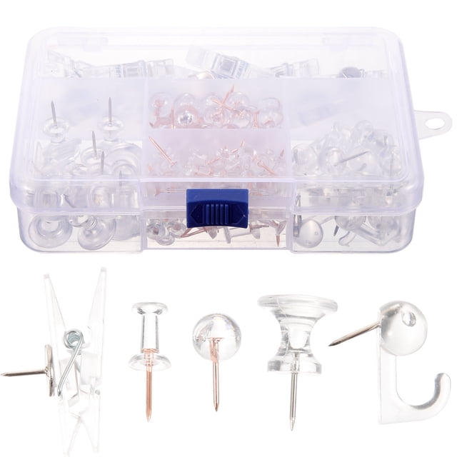 1 Box Multi-function Push Pin Convenient Pushpins Replaceable Thumb Tacks Home Supply