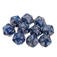 thumbnail image 3 of Milaget 10PCS Polyhedral Set Multi-sided D20 for Game, Numbers 1-20, Doubles Colors, Blue Grey, 3 of 9