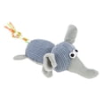 thumbnail image 1 of Peluche de perro con forma de animal, divertido juguete con sonido chirriante (elefante gris), 1 of 6