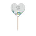 thumbnail image 1 of Checal Reaction Vessel Tool Chestry Toothpick Flags Heart Lable Cupcake Picks, 1 of 3
