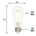 thumbnail image 4 of Westinghouse Lighting  4.5-Watt (40-Watt Equivalent) Clear ST15 Dimmable Filament LED Light Bulb, Medium Base - 6-Pack, 4 of 4