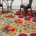 thumbnail image 4 of Nourison Aloha Indoor/Outdoor Red/Multi 6' x 9' Area Rug, (6x9), 4 of 14