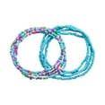 thumbnail image 4 of Cadena de la cintura jinwen 2 uds bohemia en capas para el vientre Rave Holiday Girls Beach Azul Jinwen Cadena de la cintura, 4 of 8