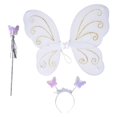 thumbnail image 2 of Disfraz de hada, disfraz de princesa, varita de mariposa, mariposa, , , diadema de Cosplay, vestido encantador, accesorios para fotos, Carnav Blanco Fernando Disfraz de ala de hada, 2 of 8