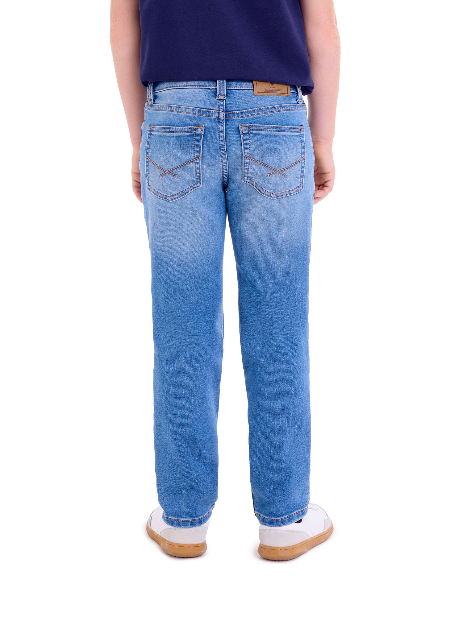 U.S. Polo Assn. Boys Straight Fit Denim Jean, Sizes 4-18