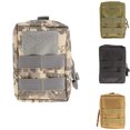 thumbnail image 4 of Riñonera de lona de nailon unisex para exteriores, bolsillos pequeños para viajeros, bolsos con cremallera para hombres y mujeres, accesorios exteriores sidaley BB6871-01, 4 of 7