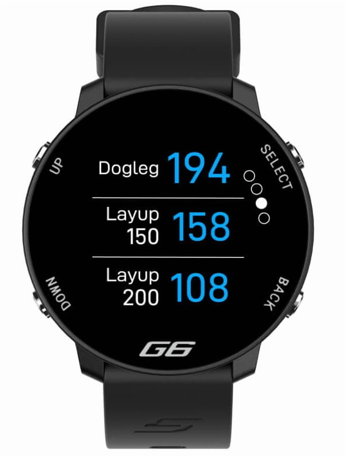 Shot Scope Golf G6 Watch Black GPS/Range Finders New