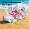 thumbnail image 4 of Babaya Kids Water Shoes Rubber Sole Athletic Swim Shoes for Boys Girls Quick-Dry Beach Pool Size 9.5-4, 4 of 13