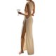 thumbnail image 1 of Txlixc Vestido largo de mujer con hombros inclinados Txlixc moda, 1 of 7