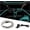 Ice Blue, variant on Chasenew EL Wire Car LED Strip Lights, 10FT 5V USB Vehicle Ambient Lighting Kit with Fuse Protection, Automotive Interior Neon Decoration Lamp with 5mm Sewing Edge, Universal Fit (Yellow)
