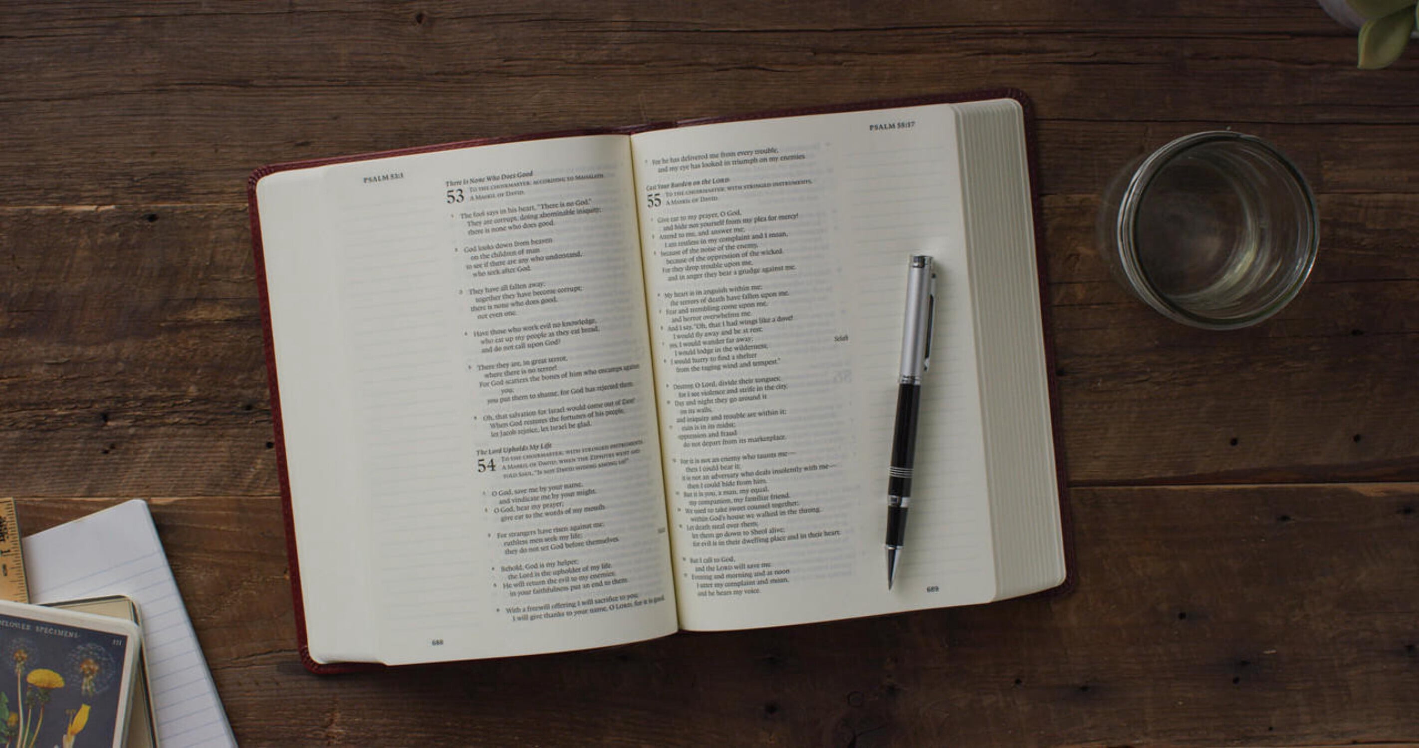 ESV Single Column Journaling Bible, Large Print (Trutone, Burgundy/Red, Timeless Design), (Hardcover)