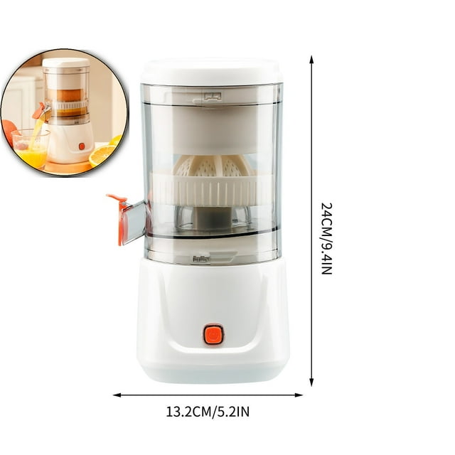 Dvruxg Presse-Agrumes Électrique Portable, Extracteur de Fruits et Légumes Multifonction, Machine à Jus Séparable sous Vide pour la Fraîcheur de la Cuisine à la Maison