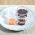 thumbnail image 6 of Disposable 4oz Jello Shot Plastic Portion Cups with Lids,Clear Condiment Cups,Sampling Cup Pack of 50, 6 of 7