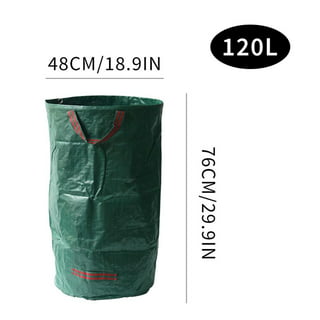 3pcs 100L Reusable Garden Waste Bag for Yard Recyclable Standable Container Trash Plant Pool Landyard Landscaping Lawn Patio, Size: 3 Pcs