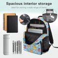 thumbnail image 5 of Aplkyhs Summer Capybara School Backpack for Boys Girls Ages 6-18 Elementary Middle High School Students Large Capacity Lightweight Water Resistant for Daily School, 5 of 7
