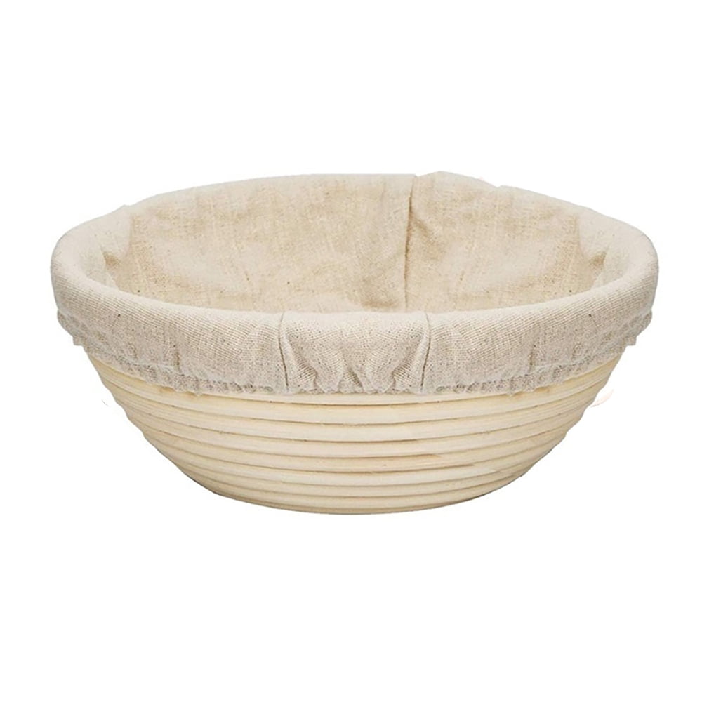 2 Pcs Bread Proofing Basket Banneton Brotform Dough rattan bread basket oval NEW 