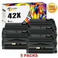 thumbnail image 5 of Toner Bank Compatible Toner Replacement for 42X Q5942X LaserJet 4250TN 4250N 4250DTN 4350N 4350TN 4350DTN Printer Ink (Black, 5-Pack), 5 of 7