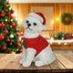 thumbnail image 4 of Perro Regalos de Navidad Sombrero de Navidad Lindo Perro Figurina - Cocker Spaniel Bichon Labrador Decoración Perro Sombrero de Navidad, 4 of 7