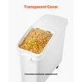 thumbnail image 6 of KFFKFF Ingredient Bin with Casters 21 gallon Mobile Restaurant Kitchen Flour Bins Food Container Storage Containers, 6 of 9
