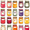 Colorful Jam Jars, variant on Mens Pajama Pants with Pockets Sleepwear Lounge Bottoms Sizes S-2XL, Blue Jam