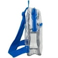 thumbnail image 3 of Eastsport Unisex Clear Mini Backpack, Blue, 3 of 4