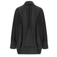 thumbnail image 4 of FAIWAD Womens Open Front Cardigan Long Sleeve Knit Plus Size Lightweight Sweater Coat, 4 of 5
