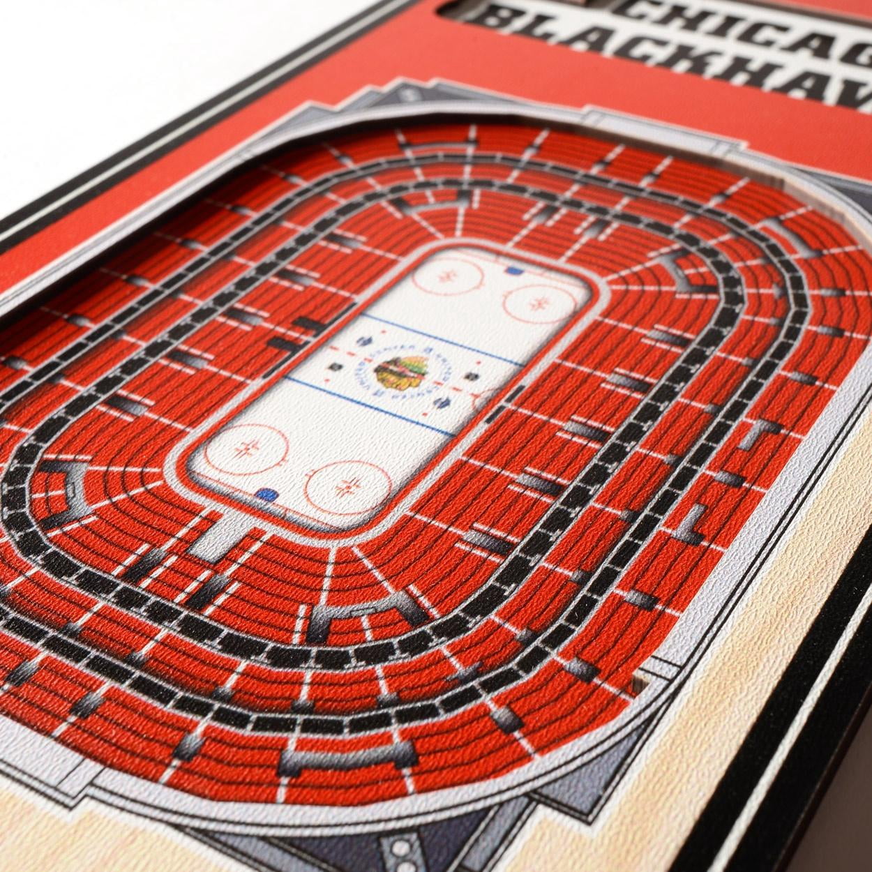 YouTheFan NHL Chicago Blackhawks 3D Stadium Banner 6x19