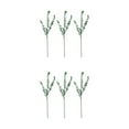 thumbnail image 3 of kurtrusly 3x Low Maintenance Artificial Flowers Enjoy Beautiful Decor Without Hassle green 2Set, 3 of 6
