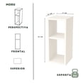 thumbnail image 4 of Mesa Auxiliar MORU FLEX Blanco Moderno Minimalista, 4 of 7