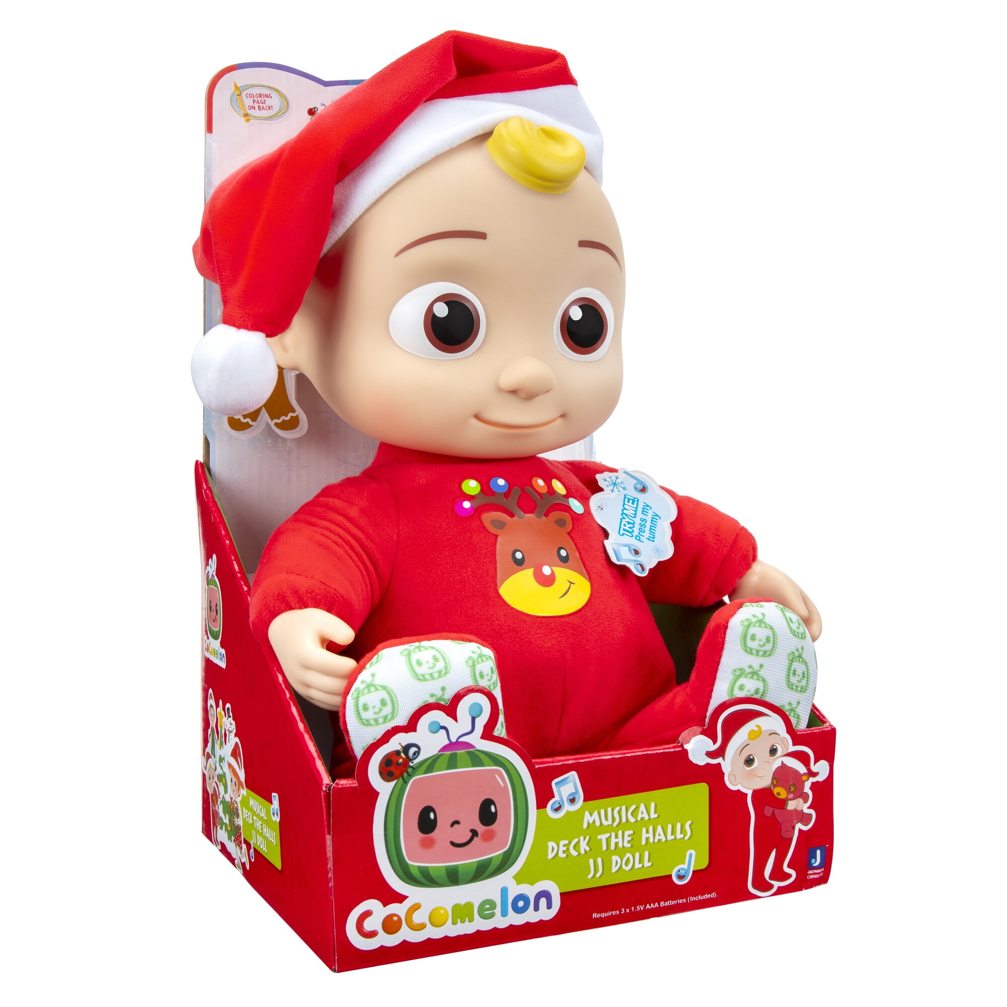 cocomelon deck the halls doll