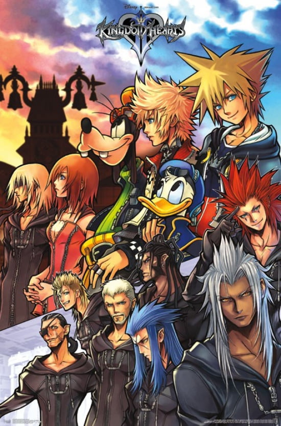 Video Game  Kingdom Hearts III Room Art Poster Print 24 X 14 inches