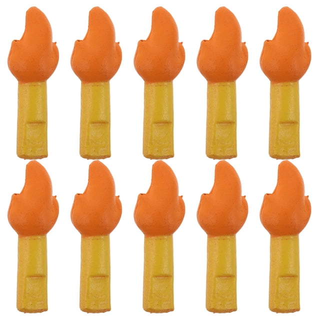 Shisuyan 10 Pcs Modèle de Feu de Camp Miniature pour Accessoires de Maison de Poupée Feu en Résine Faux pour Décoration de Micro Paysage pour Décorations de Fête de Camping