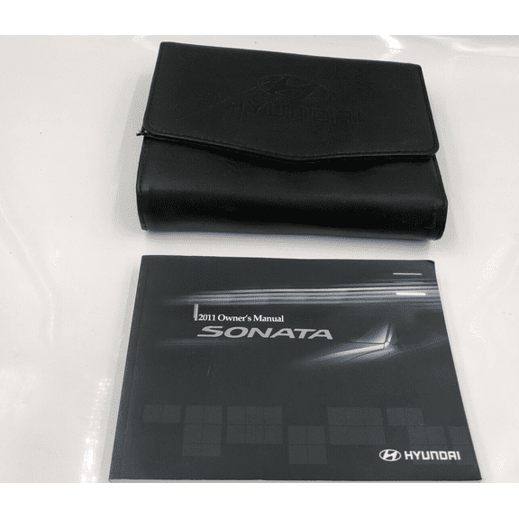 2011 Hyundai Sonata Owners Manual with Case OEM K01B14004