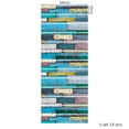 thumbnail image 2 of Stair Stickers WALL Home Rustic Colorful Patchwork Wooden Printed Stairs Self Adhesive Decoration Wall Sticker 39.37"x7.09", 2 of 9