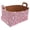 Multicolor 4, variant on Gentleman Dog Background Storage Basket Collapsible Storage Bin, PU Foldable Basket Convenient Box Storage Organizer with Handles for Shelves Office Bedroom Closet Nursery Toys Laundry