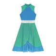 thumbnail image 5 of renvena Womens Liturgical Praise Dance Dresses Asymmetrical Color Block Ballet Modern Contemporary Dancewear, 5 of 7