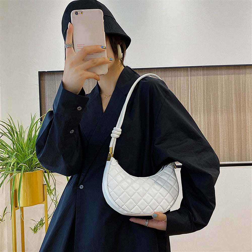 Women Tote Shoulder Bags Hobo Handbags Satchel Messenger Bag Purse White 
