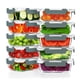 thumbnail image 1 of Paquete de 10 Contenedores de Vidrio Herméticos para Preparación de Comidas VERONES de 650 ml, 1 of 7