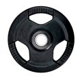 thumbnail image 1 of Par de Discos Olímpicos Tayga Rubber 3 Agarres 22 LB, 1 of 3